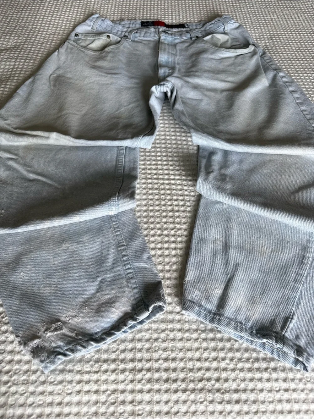 Rare Vintage Silver Tab Levi’s Jeans Light Wash Denim Shorts great quality denim - Picture 2 of 14